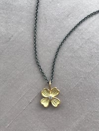 Image 3 of Dogwood Diamond Pendant  Charm