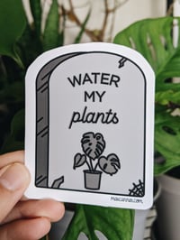 Water My Plants Sticker