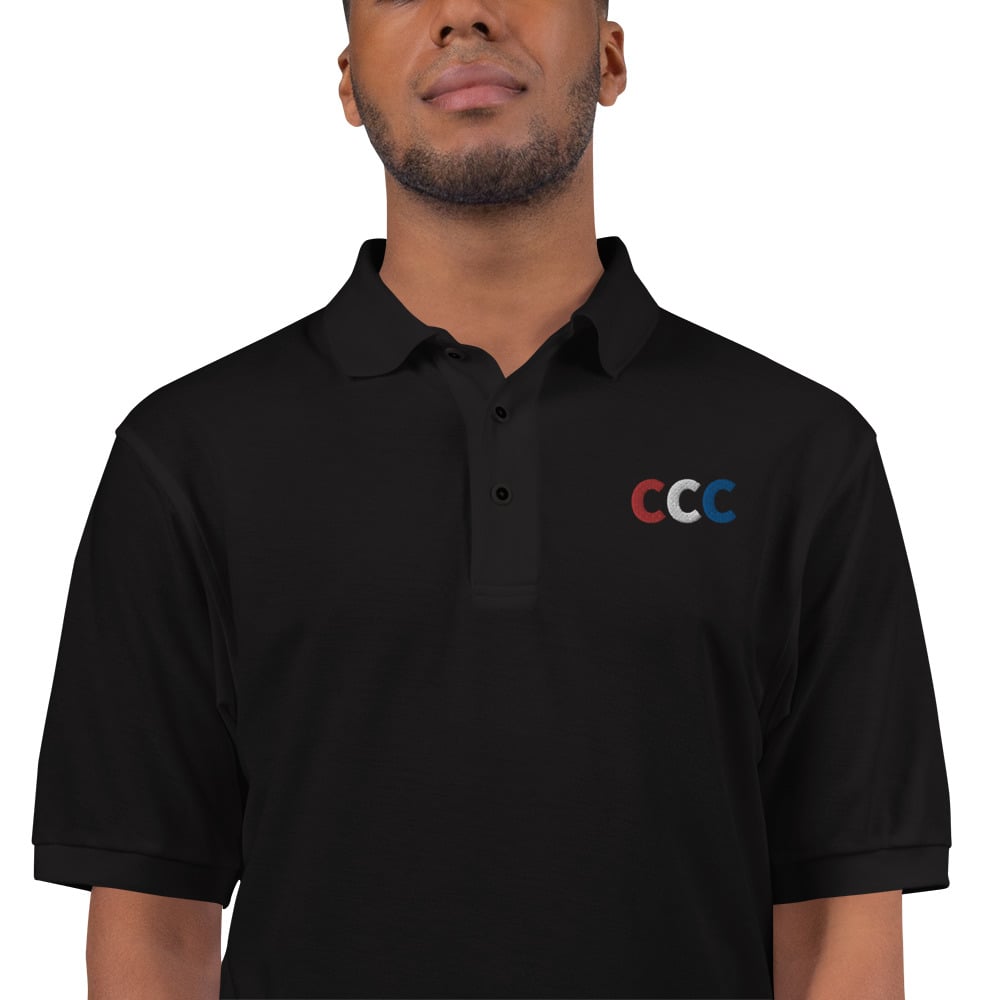 Image of Men's Premium Embroidered CCC Polo