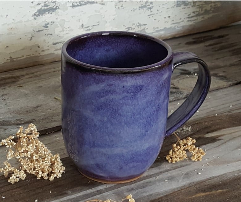 Image of By The Bucket Full Mug: Huckleberry (Purple)