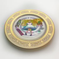 Image 2 of Alice falling down - Fine China Plate - #0739