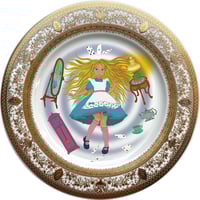 Image 1 of Alice falling down - Fine China Plate - #0739