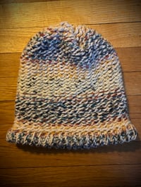 “Geneva Salt Water Taffy” hand-knitted slouchy hat
