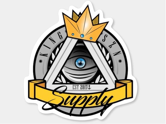 Image of KING SZN SUPPLY LOGO STICKER