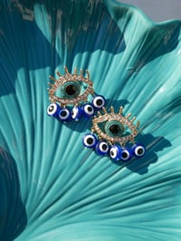 Image 3 of Elif Eye Earrings