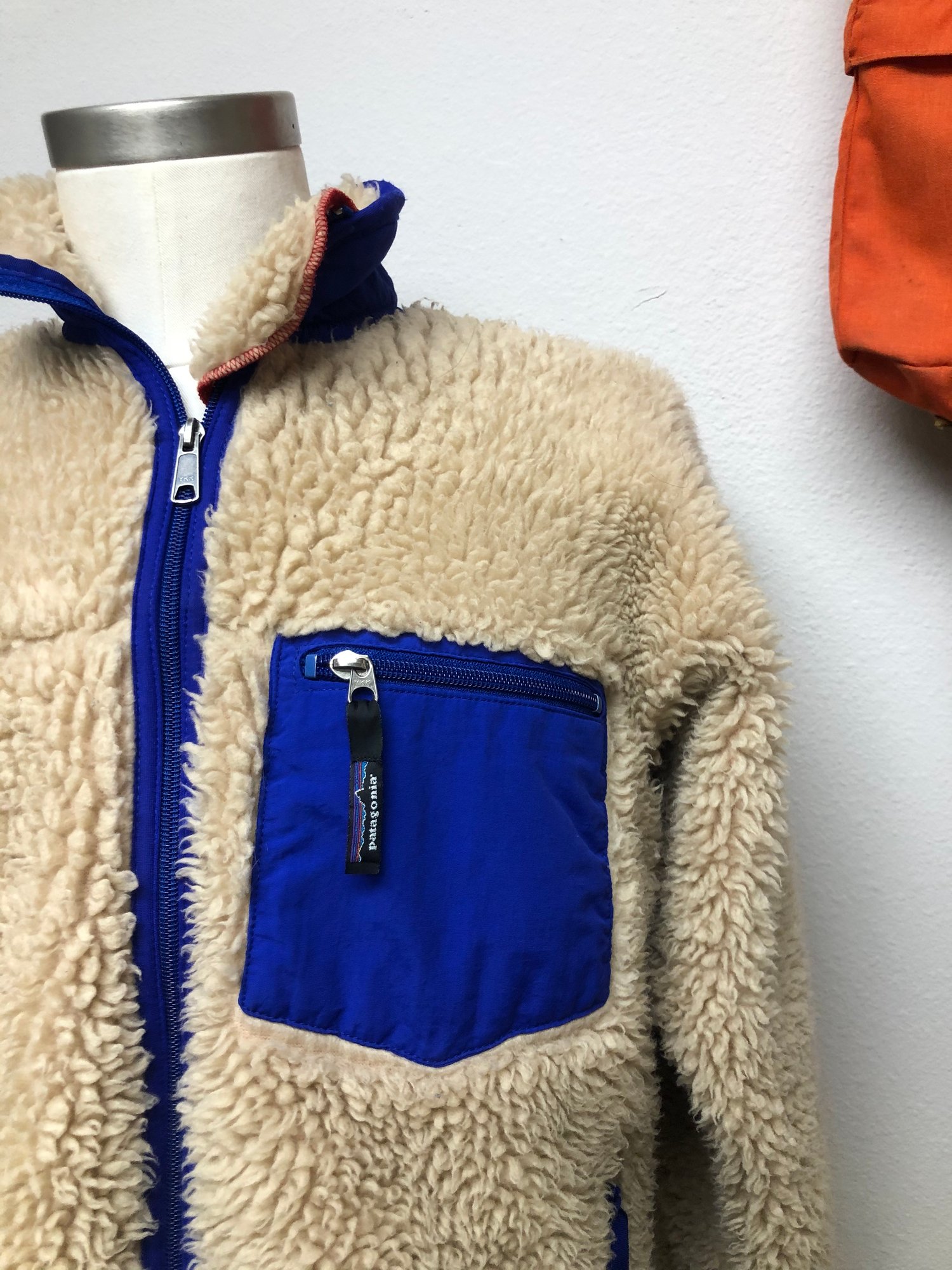 Image of Vintage Patagonia Retro X Pile Jacket Natural S