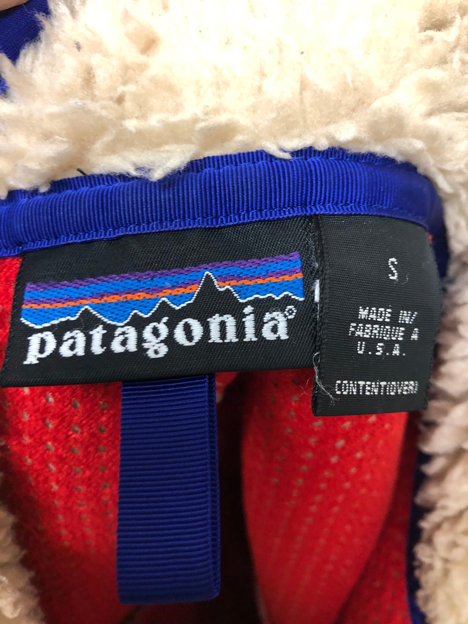 Image of Vintage Patagonia Retro X Pile Jacket Natural S