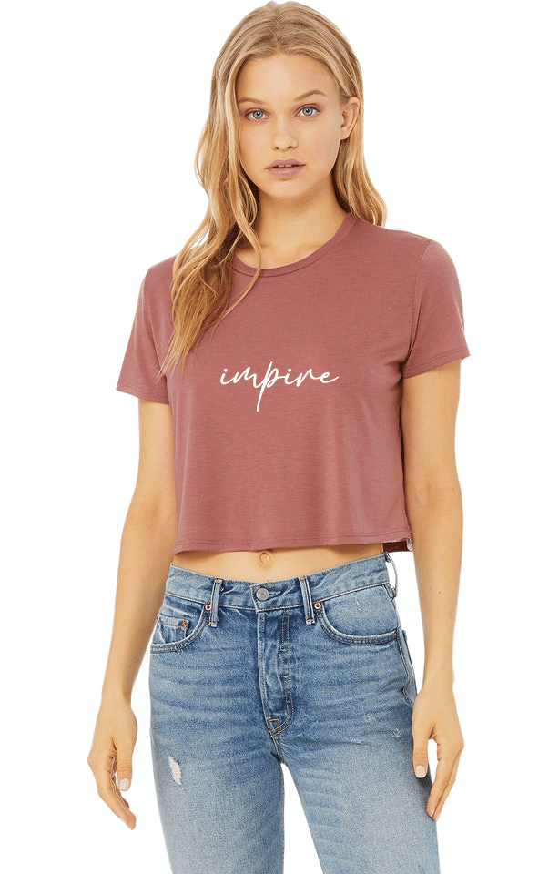 Image of CURSIVE 'IMPIRE' WOMENS CROPPED T-SHIRT