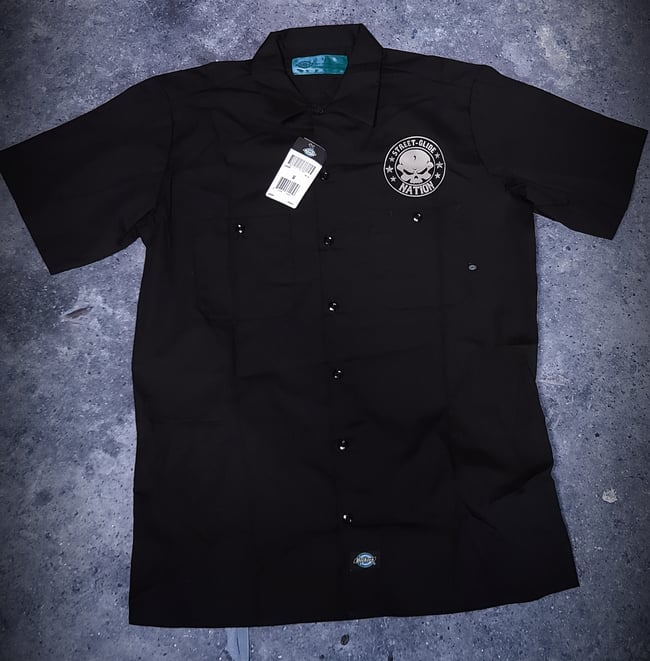 Street Glide Nation Printed Dickies Work Shirt