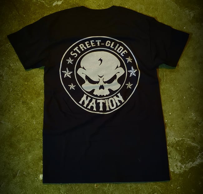 Street Glide Nation OG T- Shirt (Grey Ink)