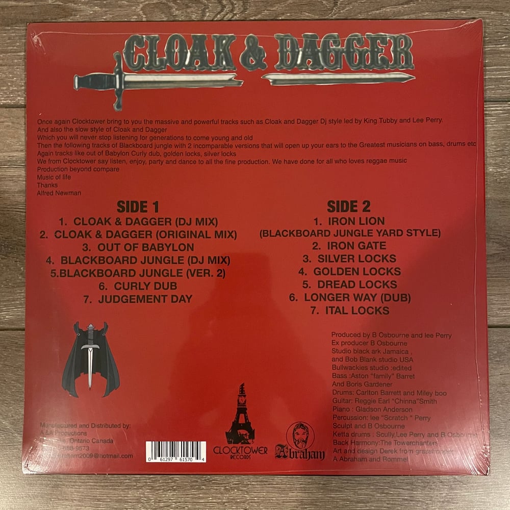 Image of Scratch The Upsetter - Cloak And Dagger Vinyl LP