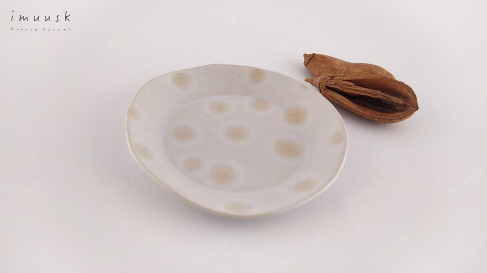 Image of Gold Pois Plate 10 cm