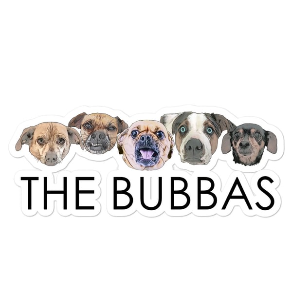 Image of Bubble-free Bubba Line Up Sticker