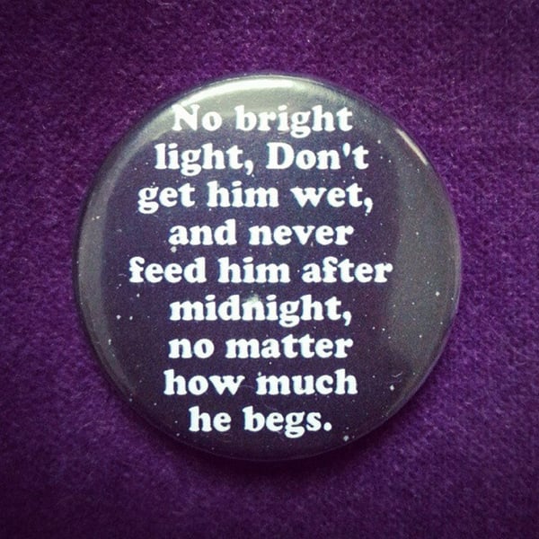 Image of badge gremlins - bright light