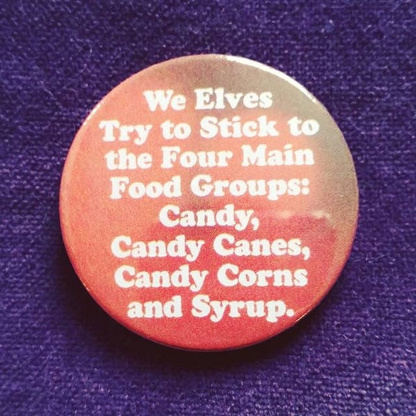 Image of badge elfe - elf - candy