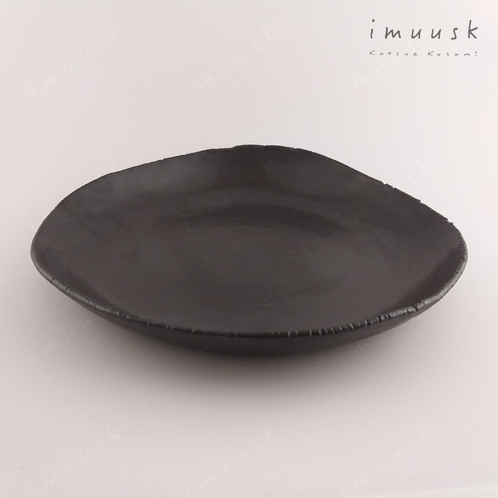 Image of Iron Black Dinner Plate 25cm