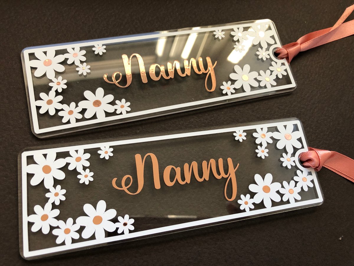 Image of Daisy Acrylic Bookmark - 2mm