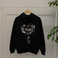 Image 2 of Silver Print Skull Hoodie