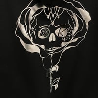 Image 3 of Silver Print Skull Hoodie