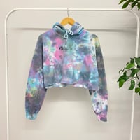 Image 1 of Tie Dye Crop Hood