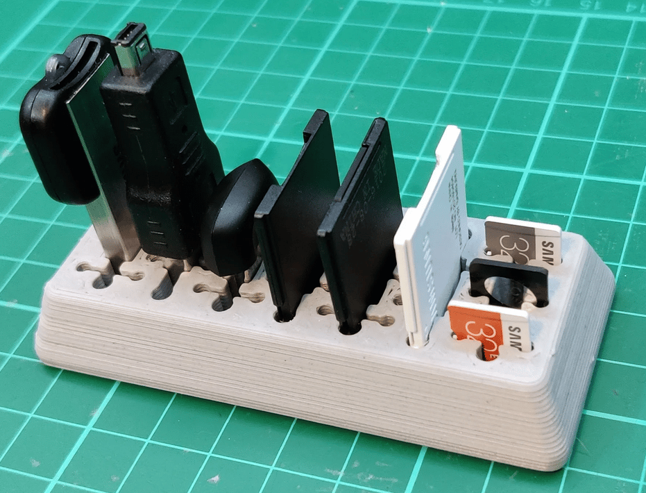 Image of USB, SD, MICRO SD - COMBINED HOLDER