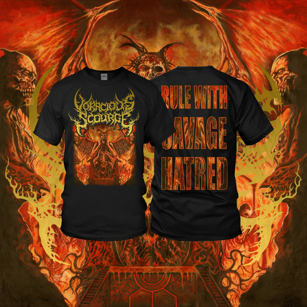 Image of VORACIOUS SCOURGE - 2 Designs ( Our Demise & In Death ) SS & LS