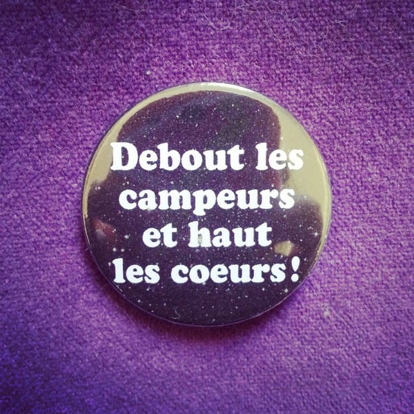 Image of badge un jour sans fin - groundhog day