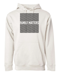 Image 1 of Family Matters Hoodie - By Any Means - Bone