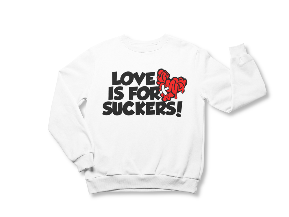 Suckers Crewneck Sweatshirt [White]