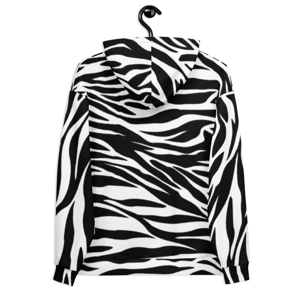 Image of SOLID4Life Zebra Print Unisex Hoodie