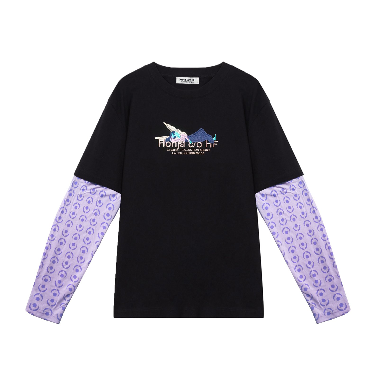 Honja c/o HF | SALES: EMBROIDERED MONOGRAM LAYERED