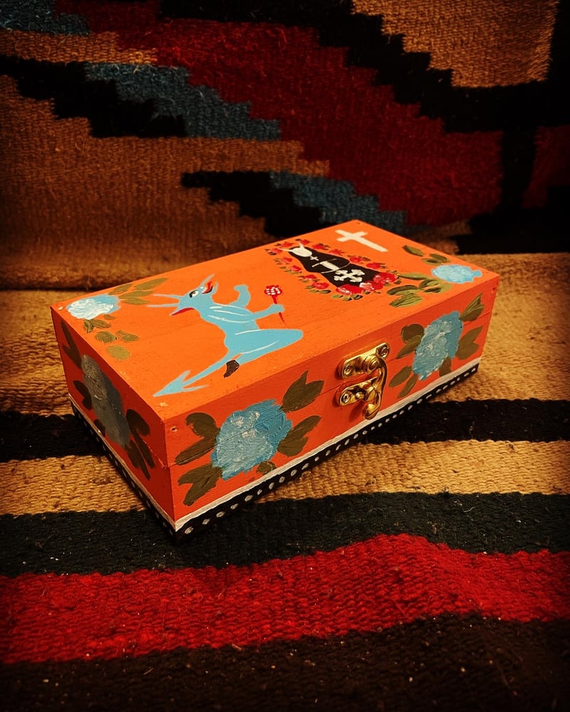 Image of Painted wooden box by K.Yeshe 4