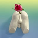 Image 3 of Floral Penetration Wall-Mounted Stem Vase