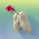 Image 2 of Floral Penetration Wall-Mounted Stem Vase