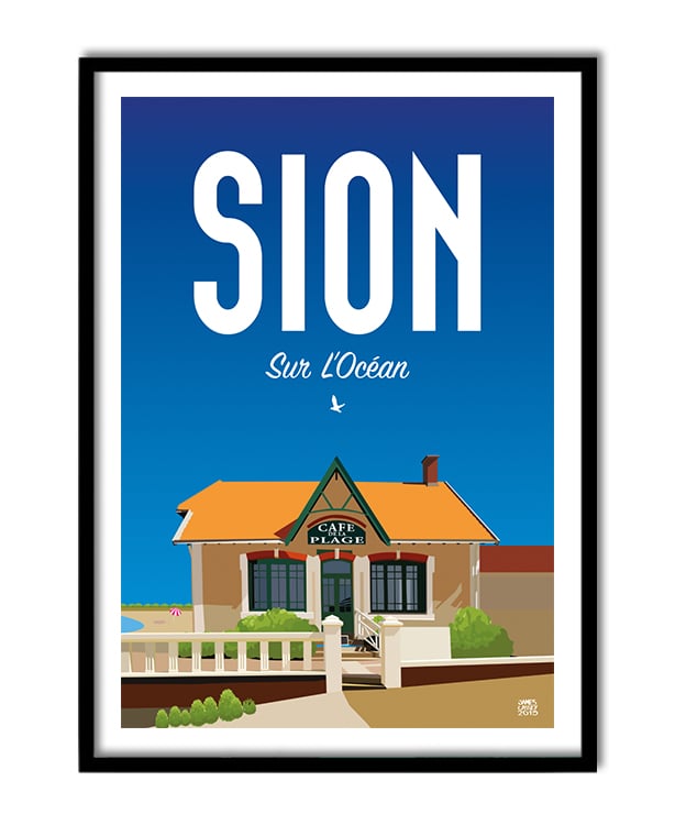 Image of Sion Sur l'Océan 50x70cm 