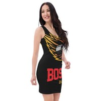 Image 1 of BossFitted Black Sublimation Cut & Sew Dress