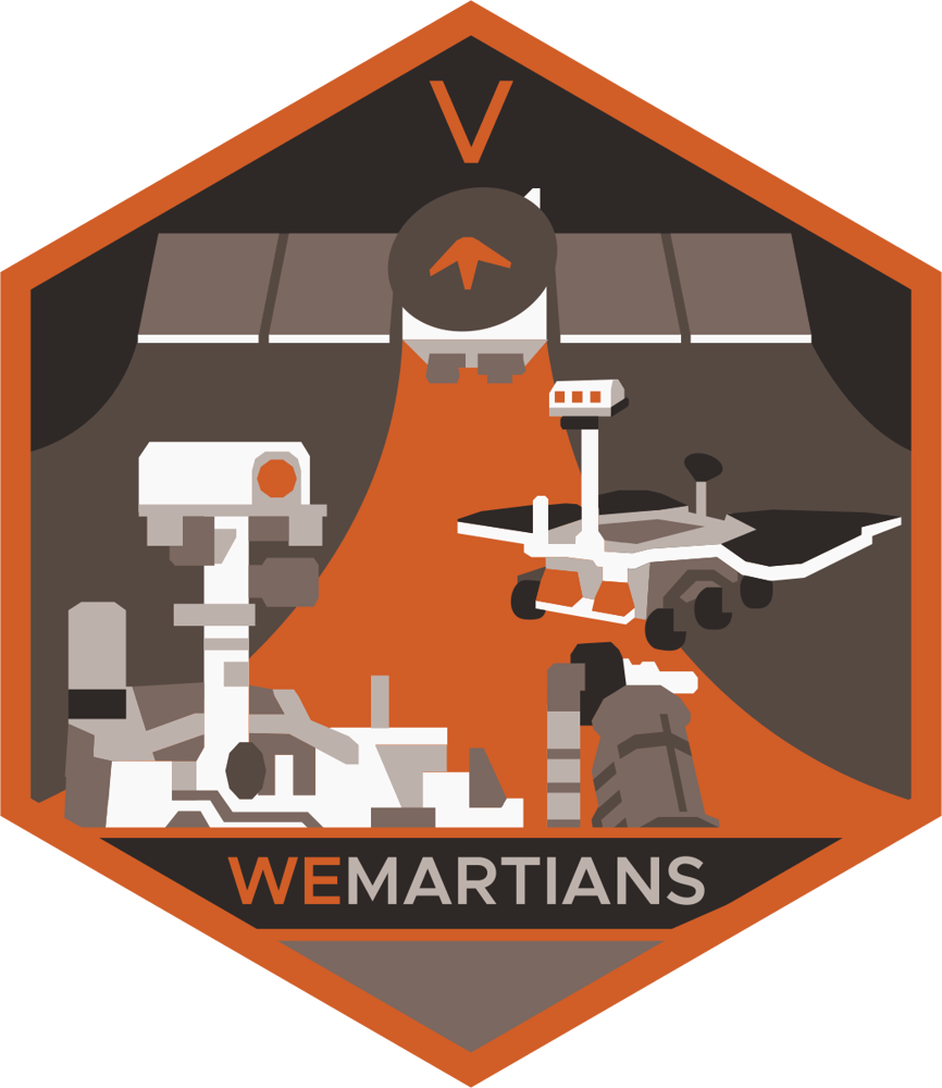 Image of Season 5 (2020) WeMartians Podcast Commemorative Mission Patch - LIMITED EDITION