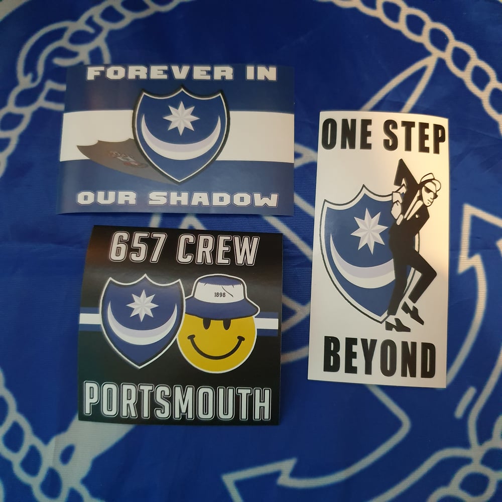 Portsmouth Sticker Pack 3 60 Stickers Portsmouth Stickers