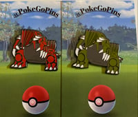 Groudon Pokemon Go pin