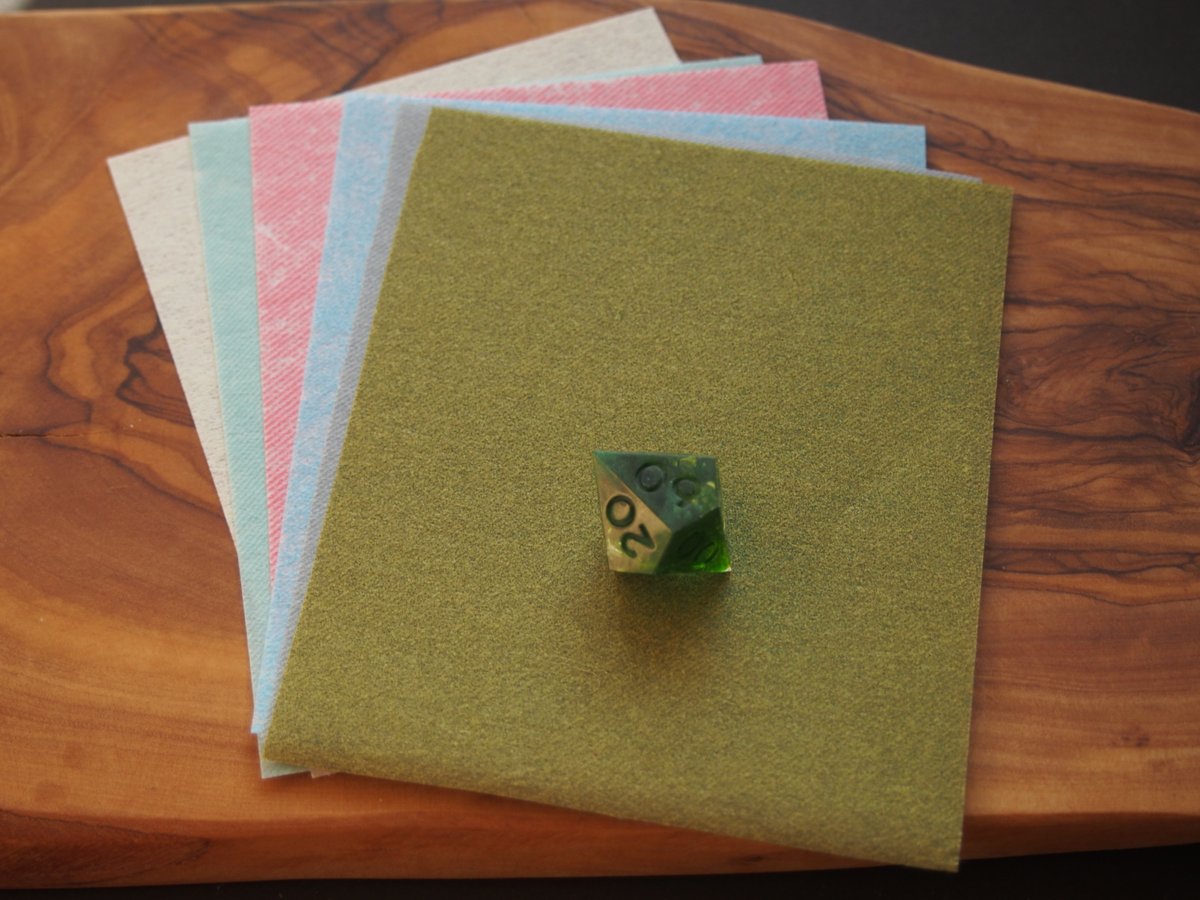 Polishing kit and instructions cipherdice