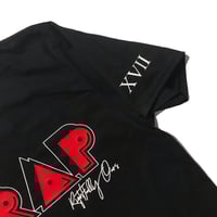 Image 3 of Trap T-Shirt Black, Red and White