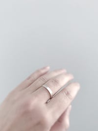 Image 3 of Flat Stack Rings in Sterling Silver