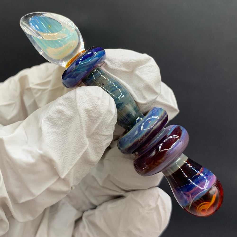 Double Amber Purple / Silver Fume Scoop