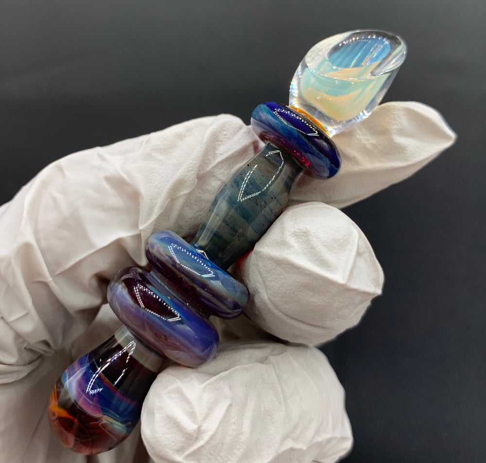 Double Amber Purple / Silver Fume Scoop