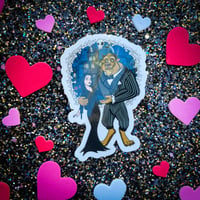 Addams Family Horror Love Story Sticker