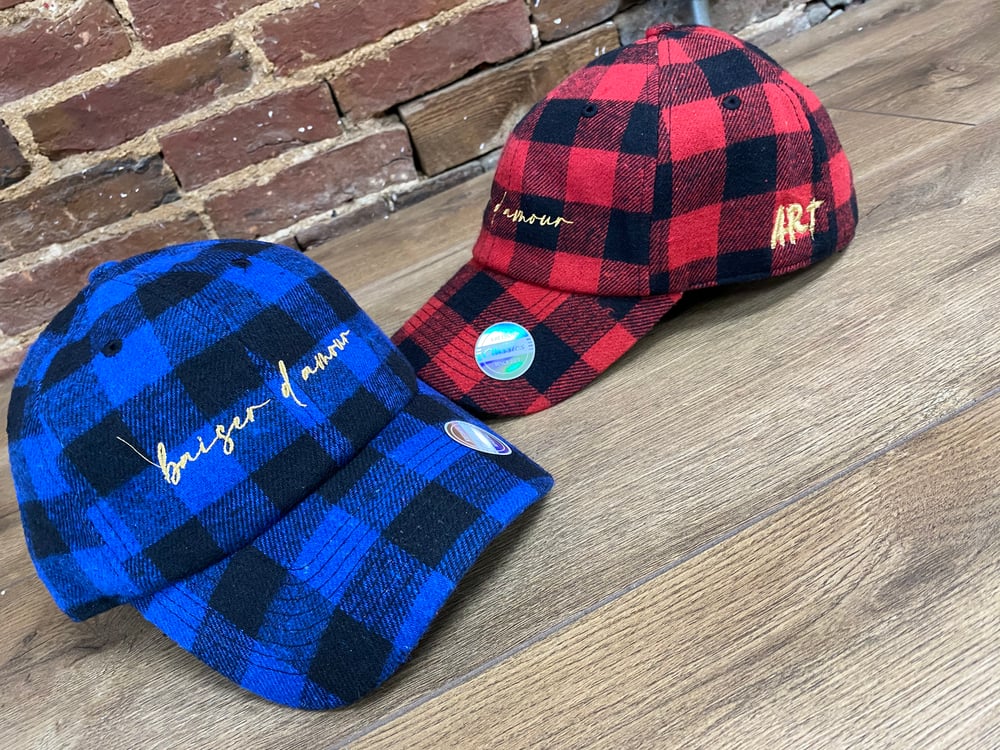Image of Flannel dad hats