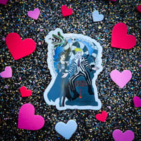 Beetlejuice Horror Love Story Sticker 