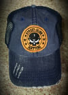 Street Glide Nation Felt patched Distressed trucker cap