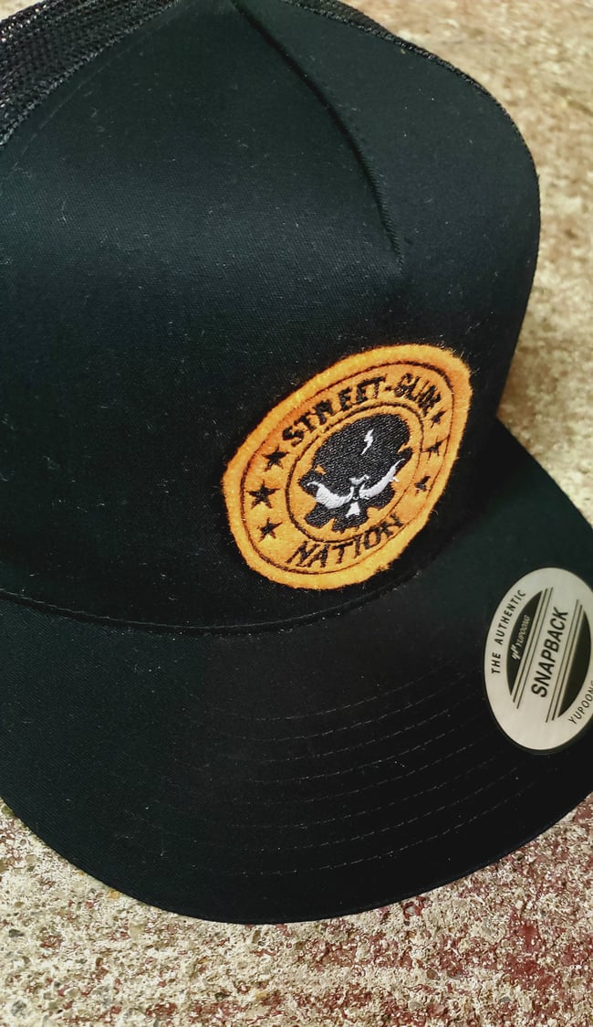 Street Glide Nation Felt patched trucker Snapback