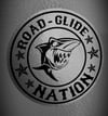 Road Glide Nation Silver Sticker 